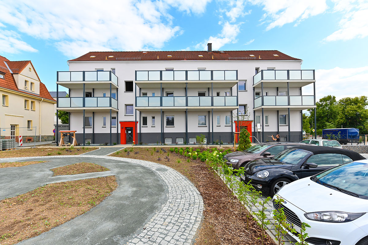 Das neue Haus Gesundheit in der Zwickauer Straße wird im September 2019 endlich fertig sein.
